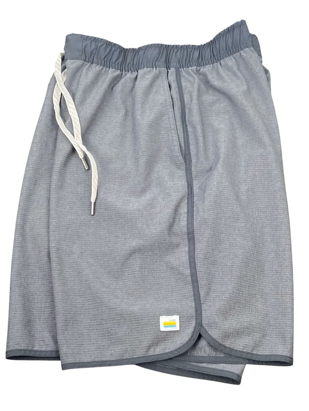 Vuori Banks Shorts Mens Large Gray Unlined 7.5